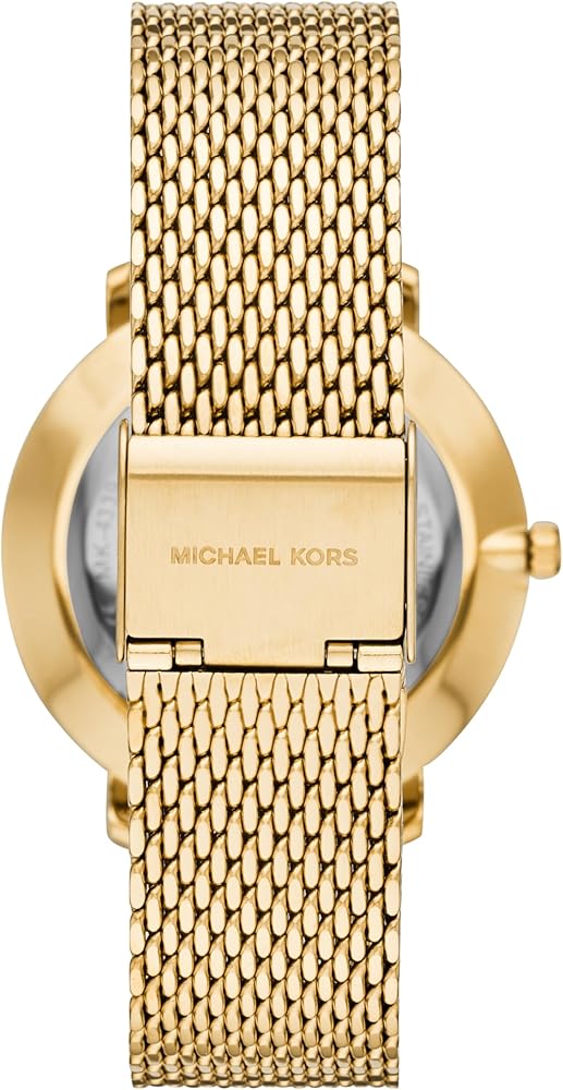  Shop Authentic Michael Kors Pyper Quartz Gold Dial Gold Mesh Strap Watch For Women - MK4339 - Luxxuri