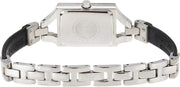  Shop Authentic Emporio Armani Chiara Analog Silver Dial Black Leather Strap Watch For Women - AR7372 - Luxxuri