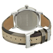  Shop Authentic Burberry The City Beige Dial Tan Leather Strap Watch for Women - BU9021 - Luxxuri