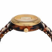  Shop Authentic Michael Kors Runway Three-Hand Brown Dial Two Tone Steel Strap Watch for Women - MK7354 - Luxxuri