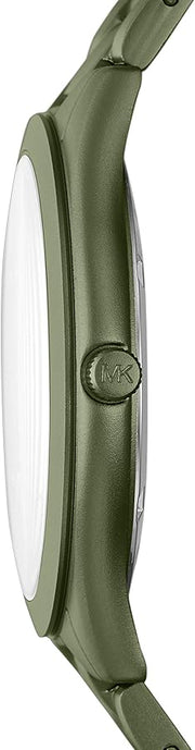  Shop Authentic Michael Kors Slim Runway Green Dial Green Steel Strap Watch for Women - MK4526 - Luxxuri