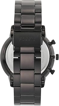  Shop Authentic Fossil Neutra Chronograph Black Dial Black Steel Strap Watch for Men - FS5525 - Luxxuri