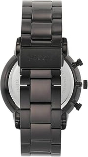  Shop Authentic Fossil Neutra Chronograph Black Dial Black Steel Strap Watch for Men - FS5525 - Luxxuri
