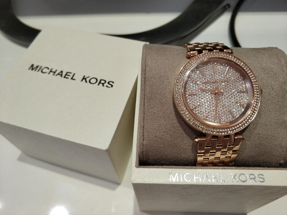  Shop Authentic Michael Kors Darci Rose Gold Dial Rose Gold Steel Strap Watch for Women - MK3439 - Luxxuri