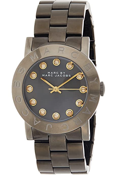  Shop Authentic Marc Jacobs Rock Crystal Grey Dial Grey Steel Strap Watch for Women - MBM8596 - Luxxuri