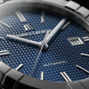  Shop Authentic Maurice Lacroix Aikon Automatic Date Blue Dial Blue Silicone Strap Watch For Men - AI6008-SS000-430-4 - Luxxuri