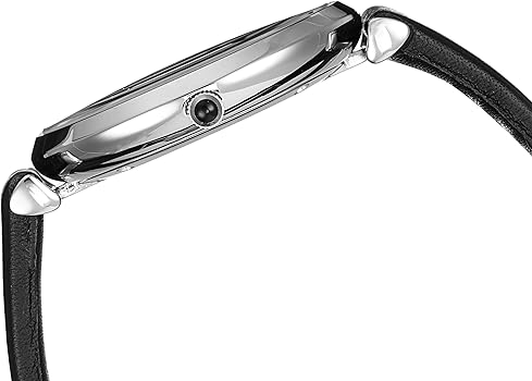  Shop Authentic Emporio Armani Retro Analog Quartz Silver Dial Black Leather Strap Watch For Men - AR1674 - Luxxuri