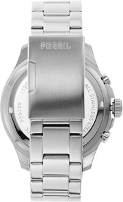  Shop Authentic Fossil FB-03 Chronograph Black Dial Silver Steel Strap Watch for Men - FS5725 - Luxxuri