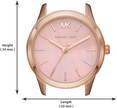  Shop Authentic Michael Kors Runway Mother of Pearl Dial Rose Gold Steel Strap Watch For Women - MK6856 - Luxxuri
