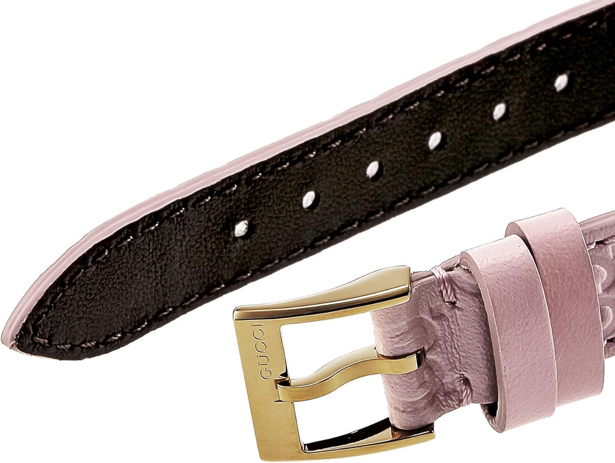  Shop Authentic Gucci G Timeless Quartz Pink Dial Pink Leather Strap Watch For Women - YA1265005 - Luxxuri