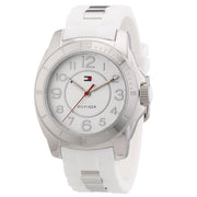  Shop Authentic Tommy Hilfiger K2 White Dial White Rubber Strap Watch for Women - 1781306 - Luxxuri