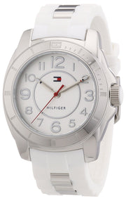 Shop Authentic Tommy Hilfiger K2 White Dial White Rubber Strap Watch for Women - 1781306 - Luxxuri
