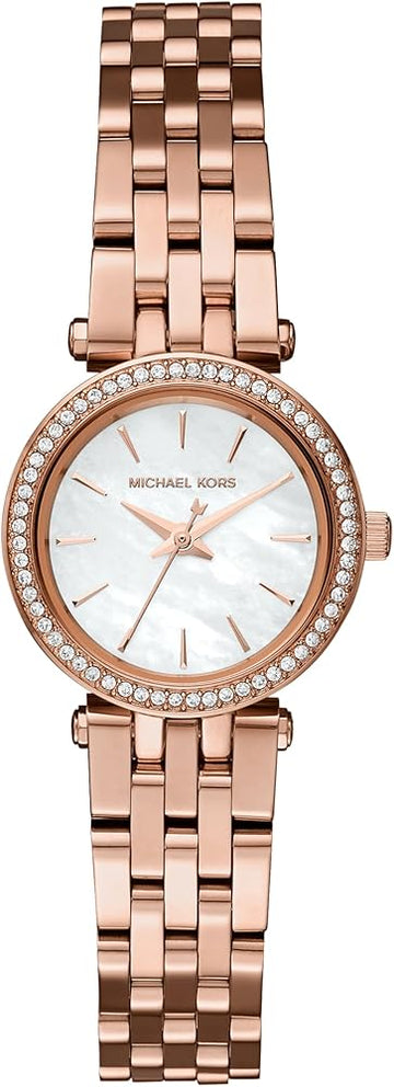  Shop Authentic Michael Kors Darci Analog Mother of Pearl Dial Rose Gold Steel Strap Watch For Women - MK3832 - Luxxuri