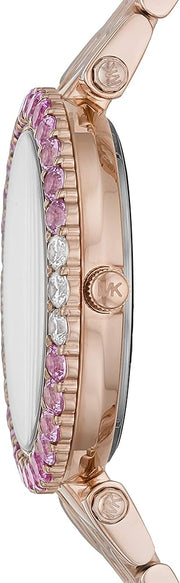  Shop Authentic Michael Kors Darci Pave Silver Dial Rose Gold Steel Strap Watch For Women - MK4517 - Luxxuri