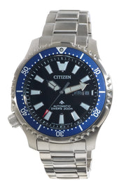  Shop Authentic Citizen Promaster Fugu Limited Edition Diver's 200m Automatic Black Dial Silver Steel Strap Watch For Men - NY0098-84E - Luxxuri