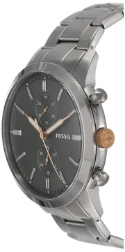  Shop Authentic Fossil Townsman Chronograph Grey Dial Silver Steel Strap Watch for Men - FS5407 - Luxxuri