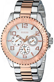  Shop Authentic Guess BFF Multifunction Silver Dial Two Tone Steel Strap Watch for Women - W0231L5 - Luxxuri