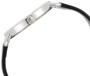  Shop Authentic Calvin Klein Even Silver Black Leather Strap Watch for Women - K7B231C6 - Luxxuri