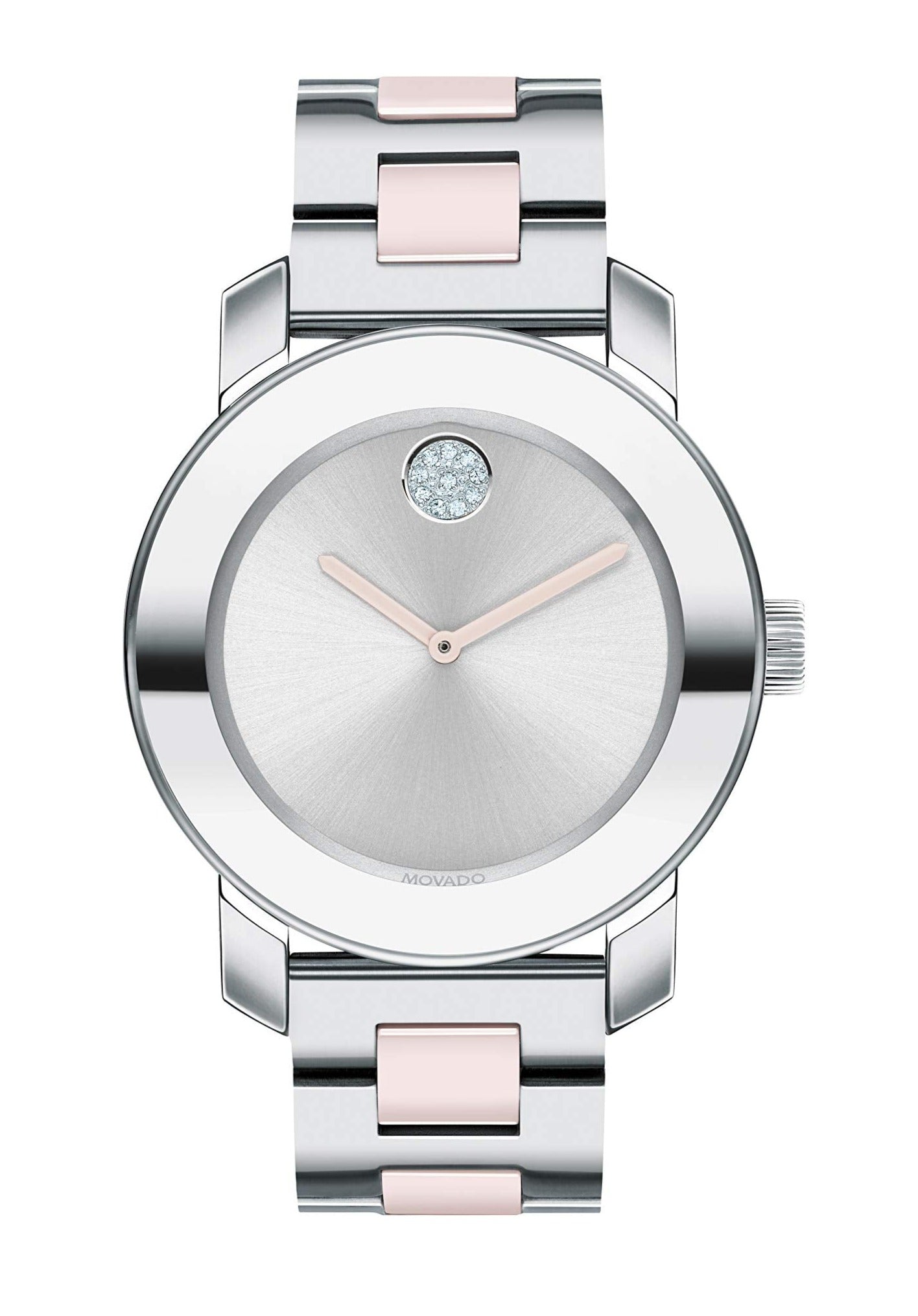  Shop Authentic Movado Bold Silver Dial Two Tone Steel Strap Watch for Women - 3600702 - Luxxuri