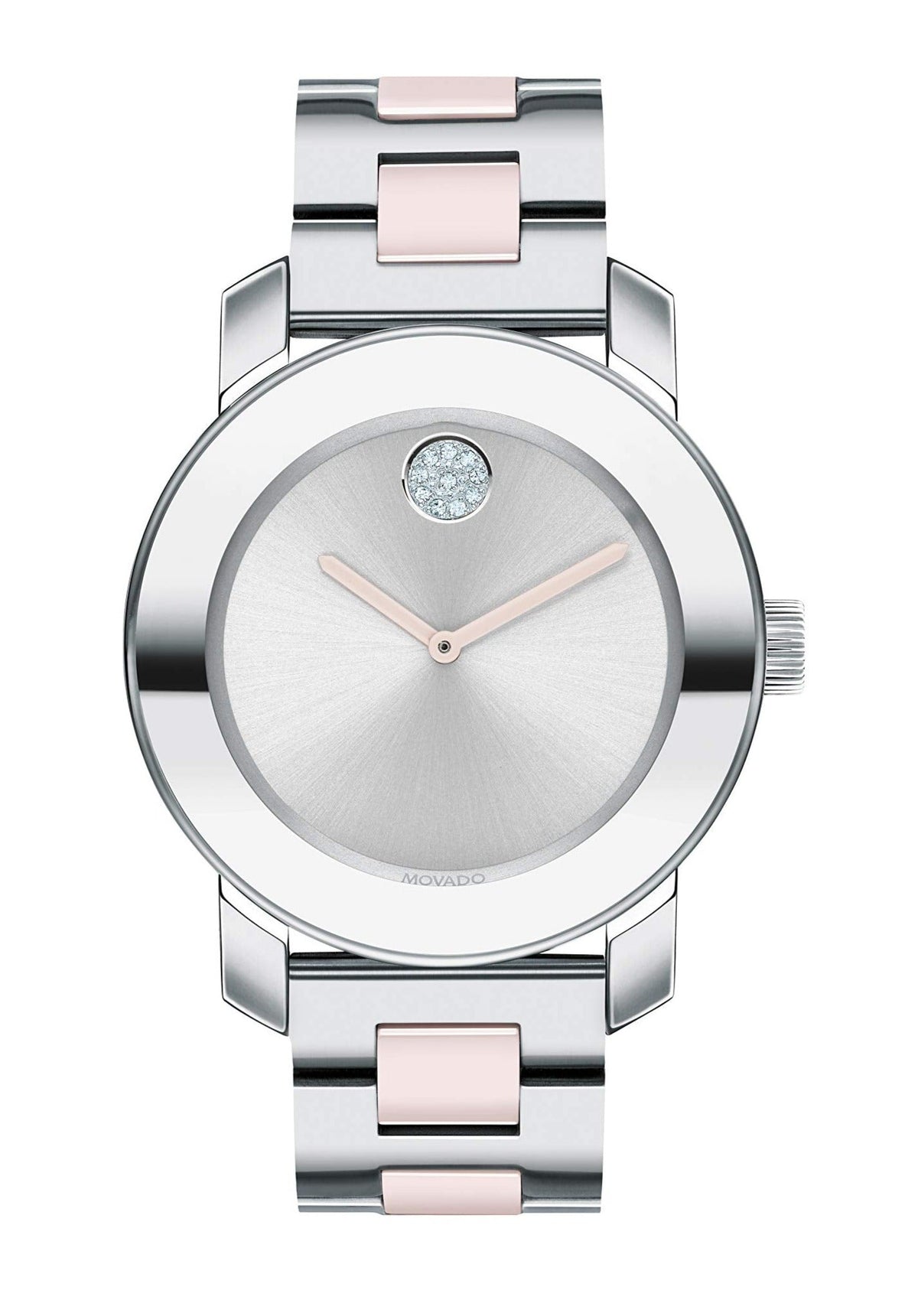  Shop Authentic Movado Bold Silver Dial Two Tone Steel Strap Watch for Women - 3600702 - Luxxuri