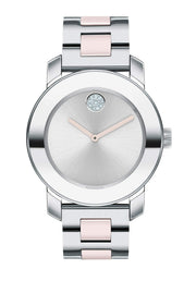  Shop Authentic Movado Bold Silver Dial Two Tone Steel Strap Watch for Women - 3600702 - Luxxuri