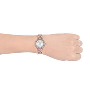  Shop Authentic Michael Kors Darci Pave Silver Dial Rose Gold Steel Strap Watch For Women - MK4517 - Luxxuri