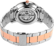  Shop Authentic Fossil Neutra Automatic Skeleton White Dial Two Tone Steel Strap Watch for Men - ME3196 - Luxxuri