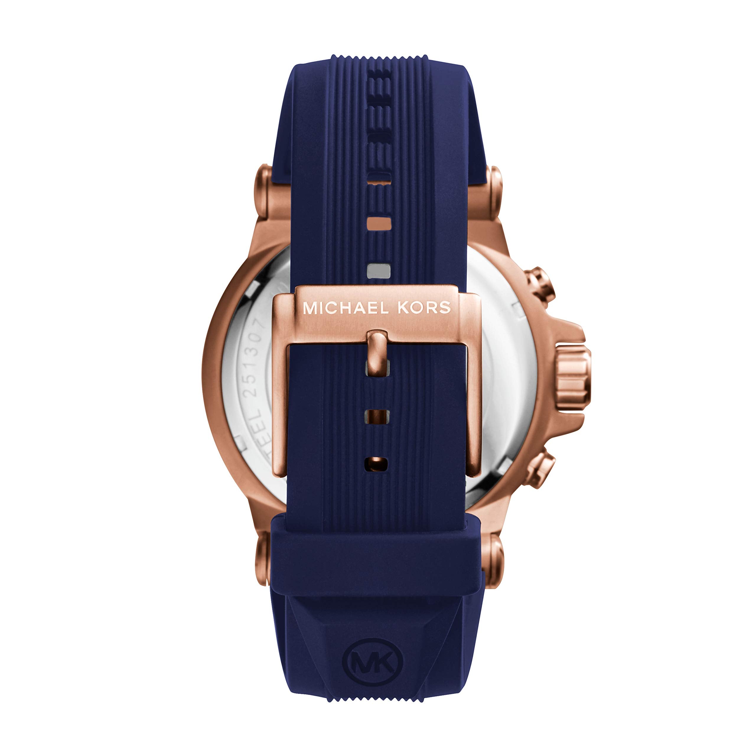  Shop Authentic Michael Kors Dylan Blue Dial Blue Rubber Strap Watch for Men - MK8295 - Luxxuri