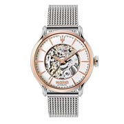  Shop Authentic Maserati Epoca Automatic White Dial Silver Mesh Bracelet Watch For Men - R8823118001 - Luxxuri