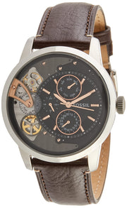  Shop Authentic Fossil Townsman Automatic Black Dial Brown Leather Strap Watch for Men -  ME1163 - Luxxuri