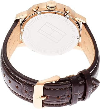  Shop Authentic Tommy Hilfiger Aiden Quartz Blue Dial Brown Leather Strap Watch for Men - 1791308 - Luxxuri