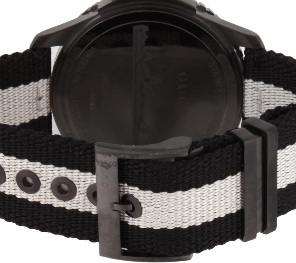  Shop Authentic Gucci G Timeless XL White Dial Two Tone NATO Strap Watch For Men - YA126243 - Luxxuri