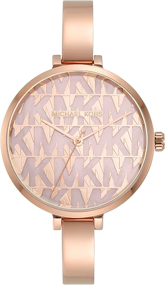  Shop Authentic Michael Kors Naia Quartz Rose Gold Dial Rose Gold Steel Strap Watch for Women - MK4679 - Luxxuri