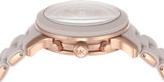  Shop Authentic Michael Kors Runway Chronograph Grey Dial Grey Silicone Strap Watch For Women - MK7386 - Luxxuri