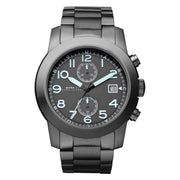  Shop Authentic Marc Jacobs Larry Chronograph Black Dial Gunmetal Grey Steel Strap Watch for Men - MBM5031 - Luxxuri