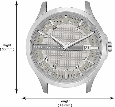  Shop Authentic Armani Exchange Whitman Silver Dial Brown Leather Strap Watch For Men - AX2100 - Luxxuri
