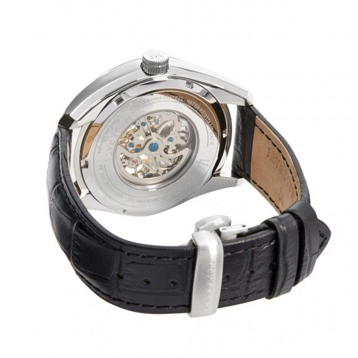  Shop Authentic Maserati Traguardo Automatic Black Dial Black Leather Strap Watch For Men - R8871612001 - Luxxuri