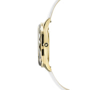  Shop Authentic Swarovski Octea Nova Quartz White Dial White Leather Strap Watch for Women - 5295337 - Luxxuri