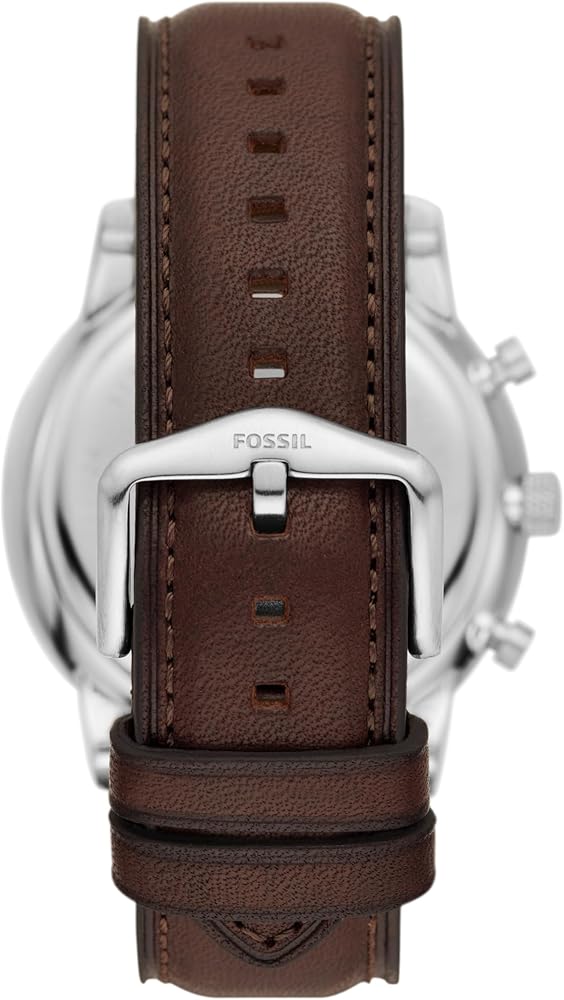  Shop Authentic Fossil Neutra Chronograph Black Dial Brown Leather Strap Watch for Men - FS6024 - Luxxuri