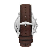  Shop Authentic Fossil Neutra Chronograph Black Dial Brown Leather Strap Watch for Men - FS6024 - Luxxuri