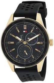  Shop Authentic Tommy Hilfiger Austin Black Dial Black Rubber Strap Watch for Men - 1791636 - Luxxuri