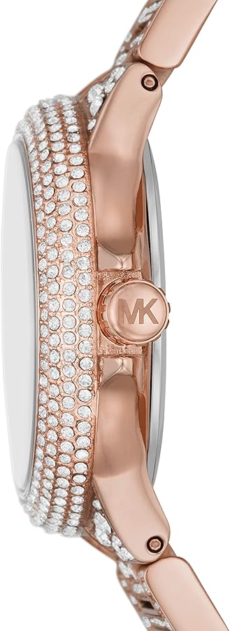  Shop Authentic Michael Kors Camille Multifunction Crystals Rose Gold Dial Rose Gold Steel Strap Watch For Women - MK6997 - Luxxuri
