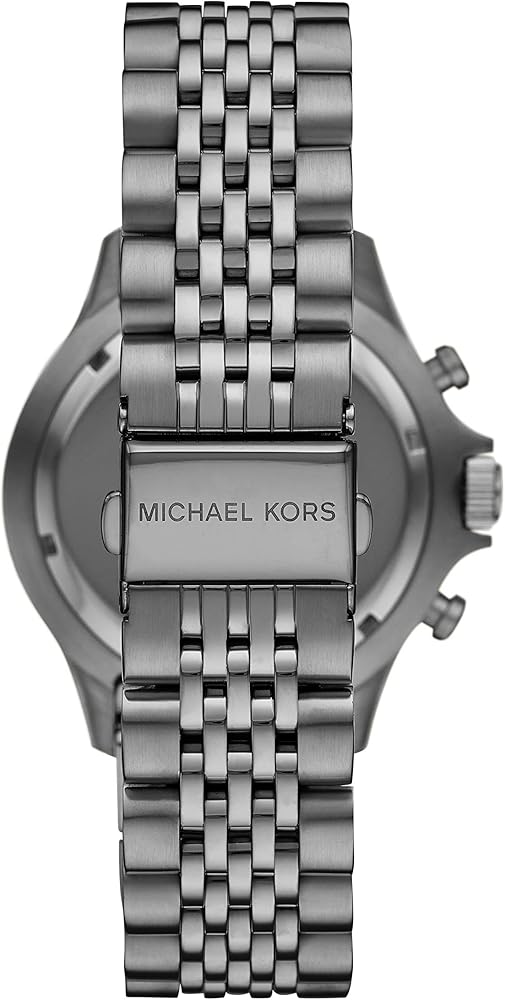  Shop Authentic Michael Kors Bayville Chronograph Blue Dial Grey Steel Strap Watch For Men - MK8727 - Luxxuri