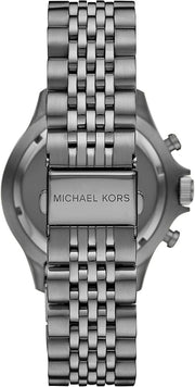  Shop Authentic Michael Kors Bayville Chronograph Blue Dial Grey Steel Strap Watch For Men - MK8727 - Luxxuri