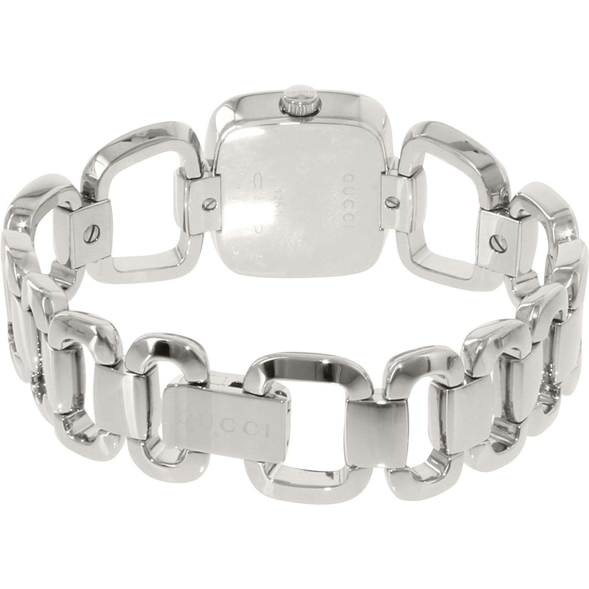  Shop Authentic Gucci G Gucci Brown Dial Silver Steel Strap Watch For Women - YA125503 - Luxxuri