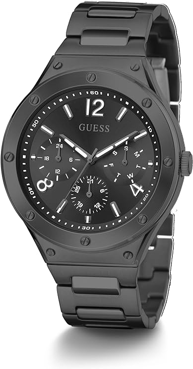  Shop Authentic Guess Scope Multifunction Black Dial Black Steel Strap Watch for Men - GW0454G3 - Luxxuri
