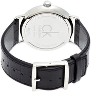  Shop Authentic Calvin Klein Surround Black Dial Black Leather Strap Watch for Men - K3W211C1 - Luxxuri