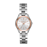  Shop Authentic Michael Kors Mini Slim Runway Silver Dial Silver Steel Strap Watch for Women - MK3514 - Luxxuri