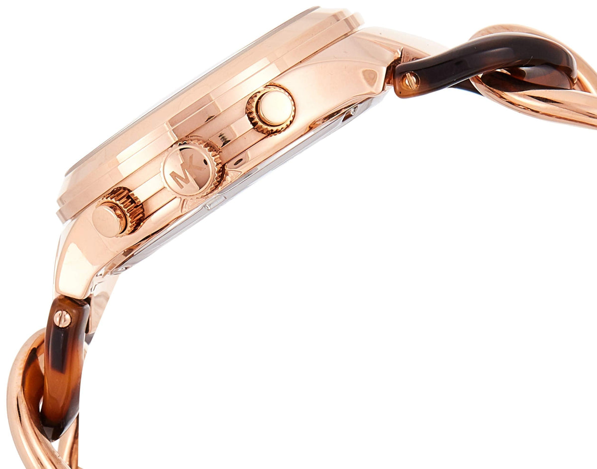  Shop Authentic Michael Kors Runway Rose Gold Dial Two Tone Steel Strap Watch for Women - MK4269 - Luxxuri