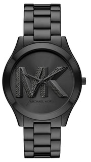  Shop Authentic Michael Kors Slim Runway Analog Black Dial Black Steel Strap Watch For Women - MK4734 - Luxxuri